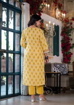 Lace Embroidered & Printed Kurta With Pant & Dupatta, Multicolor - Hiral Fashion | Grocsy