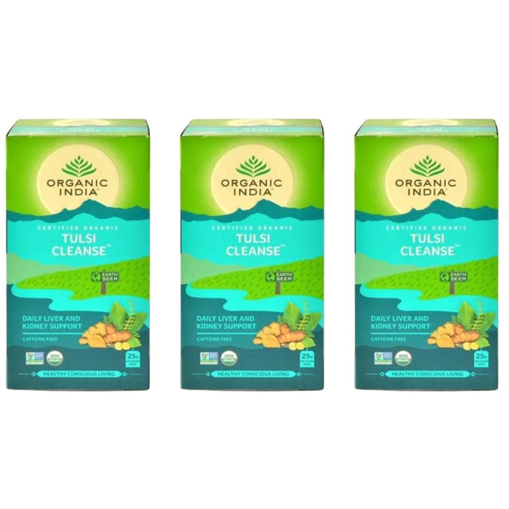 Organic India Tulsi Cleanse 25 Tea Bags | Grocsy