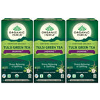 Organic India Tulsi Green Tea Jasmine 25 Tea Bags | Grocsy