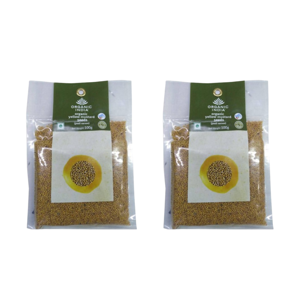 Organic India Organic Yellow Mustard Seeds | Grocsy