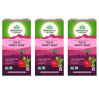 Organic India Tulsi Sweet Rose 25 Tea Bags
