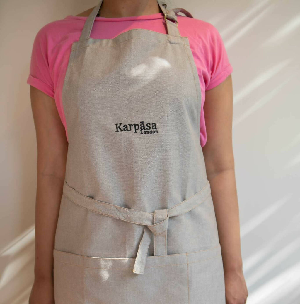 Karpasa London Organic Cotton Apron | Grocsy