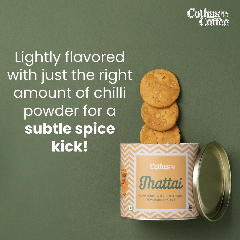 Cothas Thattai | Crispy Rice Flour Snack with Black Gram | Grocsy