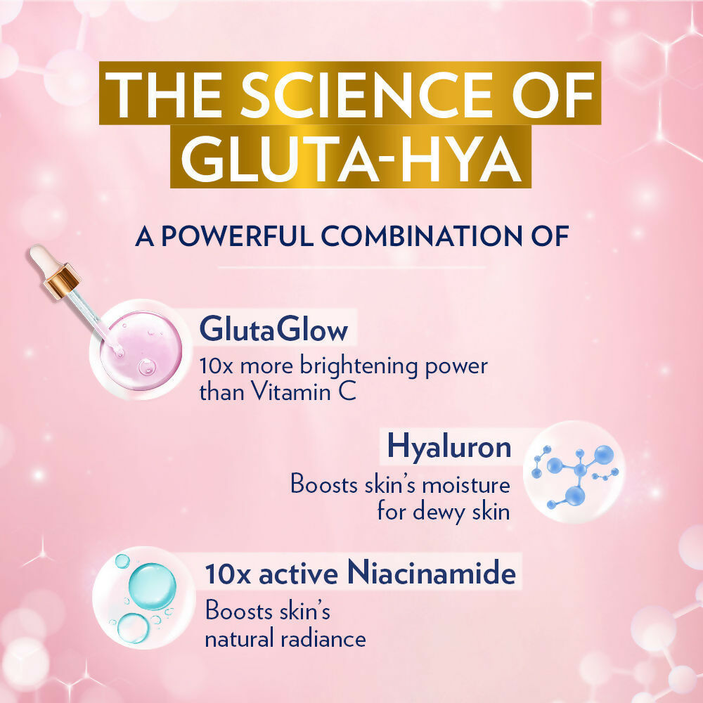 Vaseline Healthy Bright Daily Brightening Body Lotion & Gluta-Hya Dewy Radiance Serum-In-Lotion Combo | Grocsy