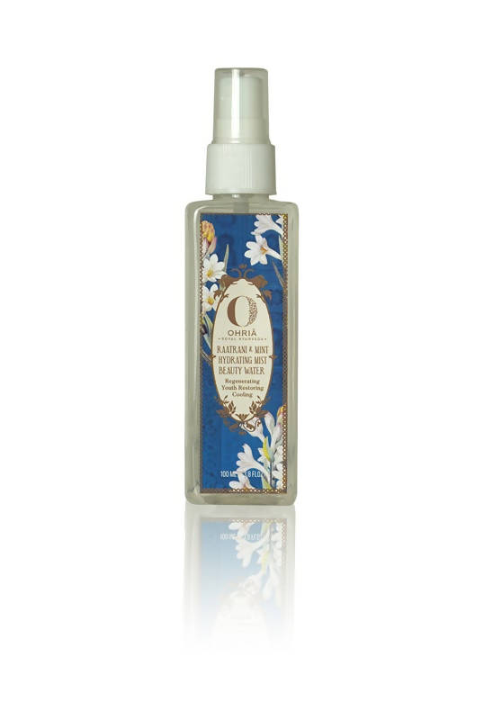 Ohria Ayurveda Raatrani & Mint Facial Mist Beauty Water | Grocsy