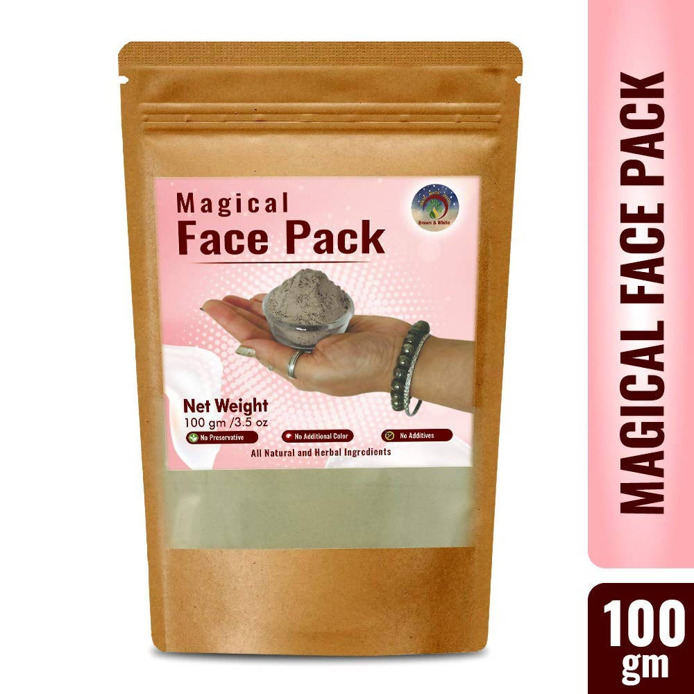 Brown & White Magical Face Pack | Grocsy