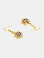 Ruby Raang Finest Gold Kundan Earrings With A Maang Tikka | Grocsy