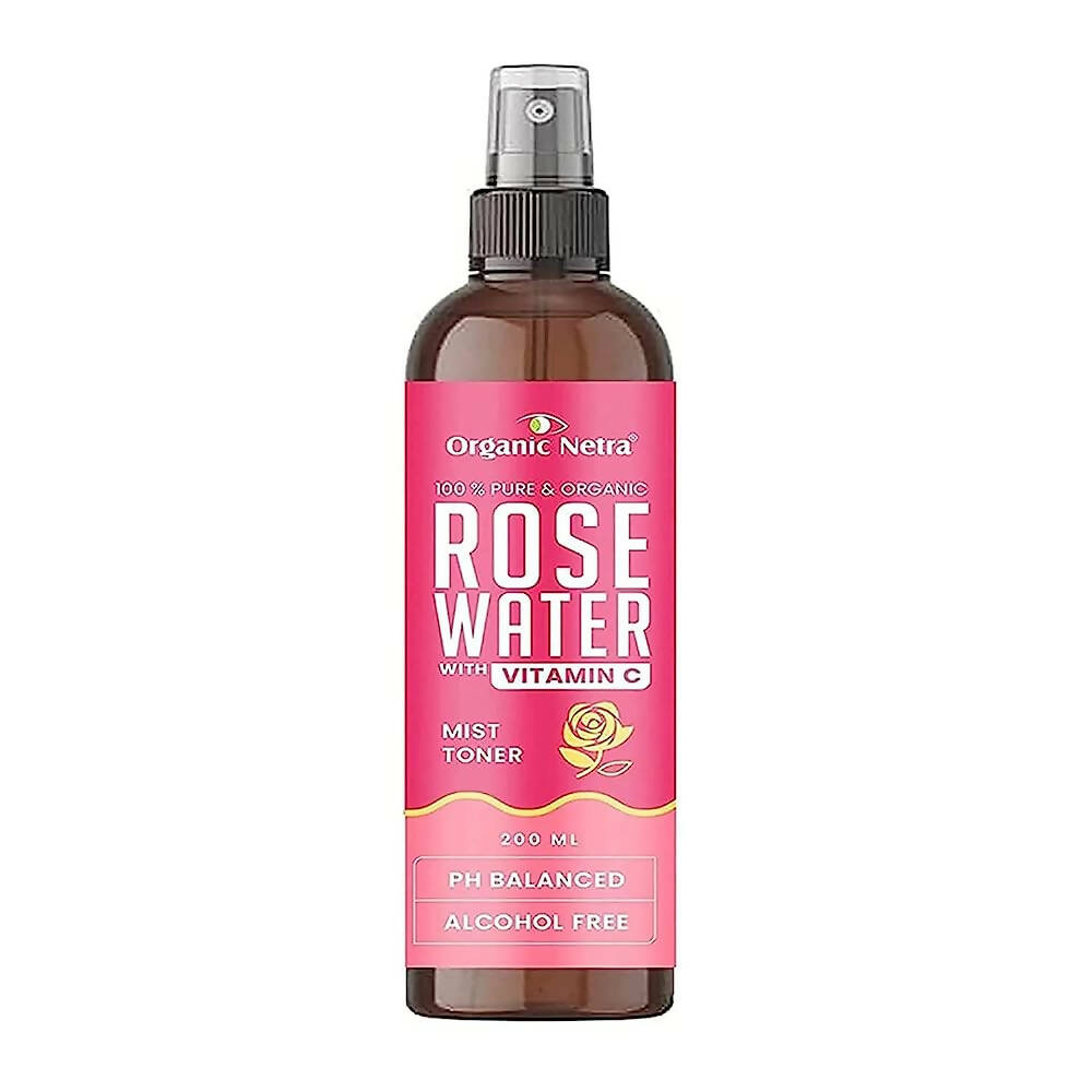 Organic Netra Rose Water with Vitamin C | Grocsy