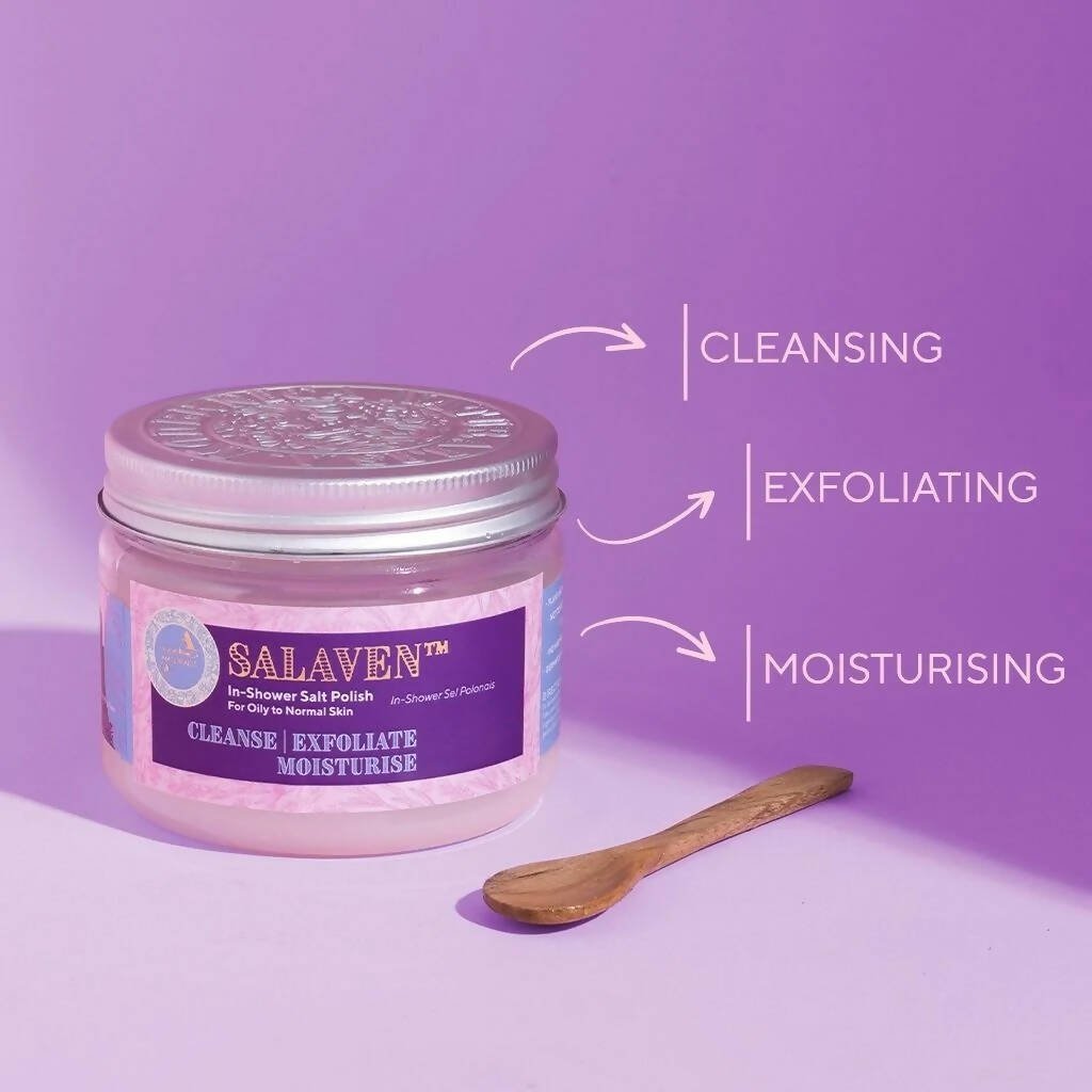 A. Modernica Naturalis Salaven In-Shower Salt Polish for Oily to Normal Skin | Grocsy