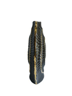 Sun Mun Decors Black & Golden Ceramic Premium & Elegant Vase | Grocsy