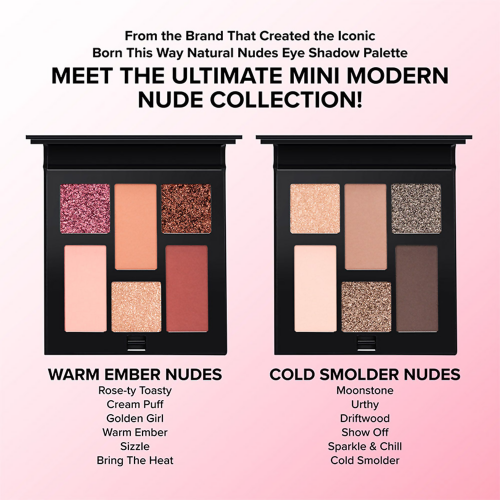 Too Faced Born This Way Nude Mini Eye Shadow Palette - Warm Ember Nudes | Grocsy