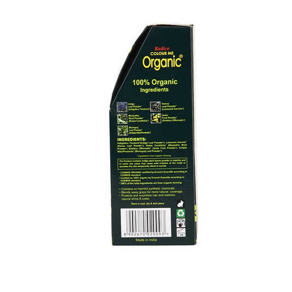 Radico Organic Hair Colour-Soft Black | Grocsy