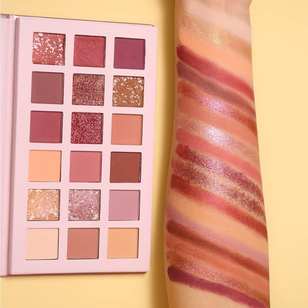 Huda Girl Beauty Rose Gold Remastered & Nude Edition Eyeshadow Palette - 36 Matte and Shimmer Finishes | Grocsy