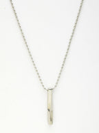 NVR Men's Silver-Plated Stainless Steel Pendant with Chain | Grocsy