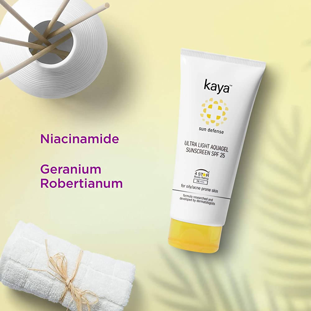 Kaya Ultra Light Aquagel Sunscreen SPF 25 | Grocsy