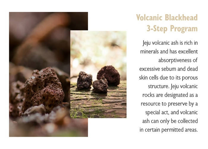 Innisfree Jeju Volcanic Blackhead 3-Step Program | Grocsy