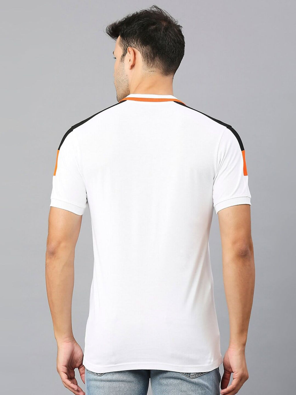 Fancode Sunrisers Hyderabad IPL Printed Polo Collar Cotton Sports T-shirt | Grocsy