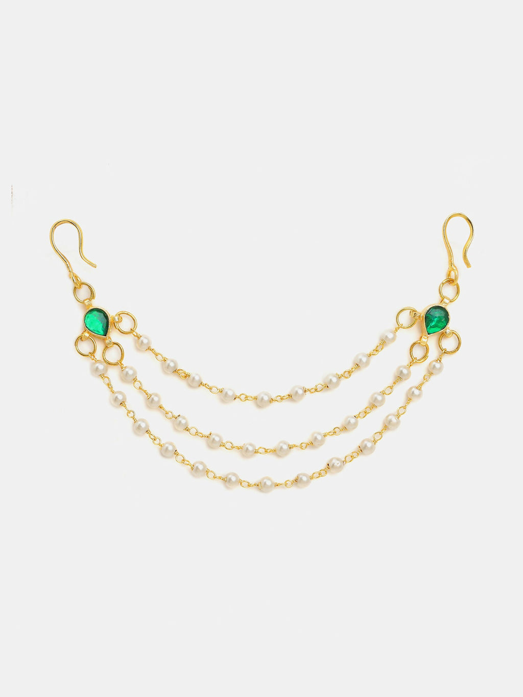 Ruby Raang Kundan Hair Accessory | Grocsy