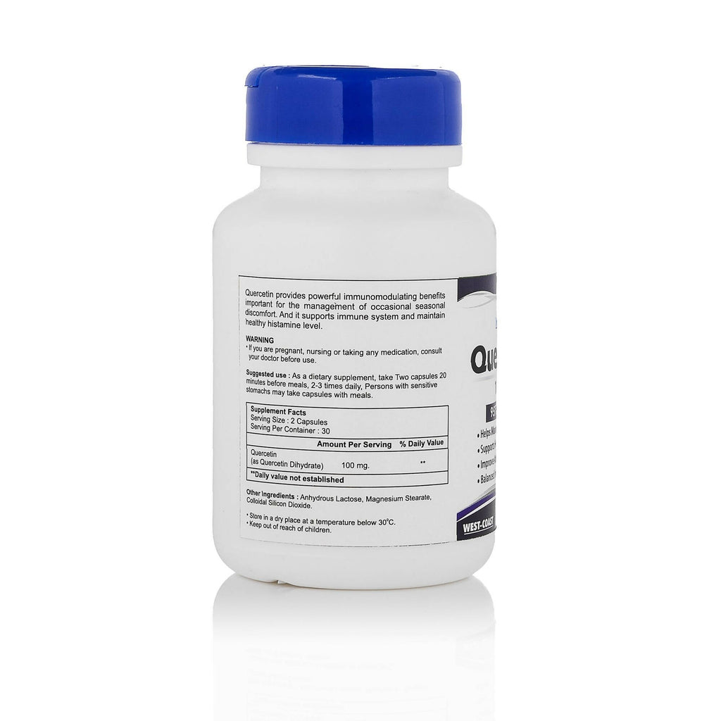 Healthvit Quercetin 100mg Capsules | Grocsy