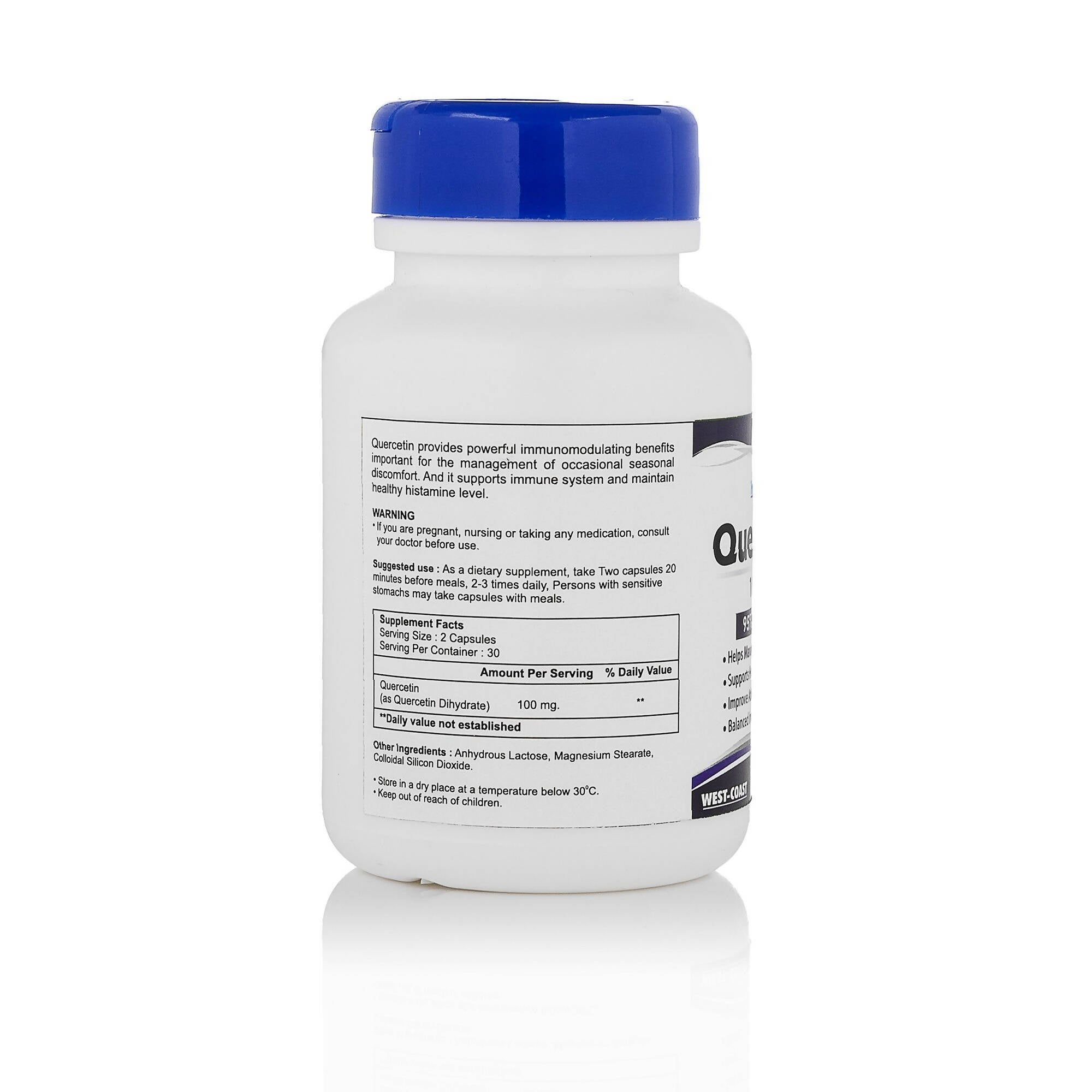 Healthvit Quercetin 100mg Capsules | Grocsy