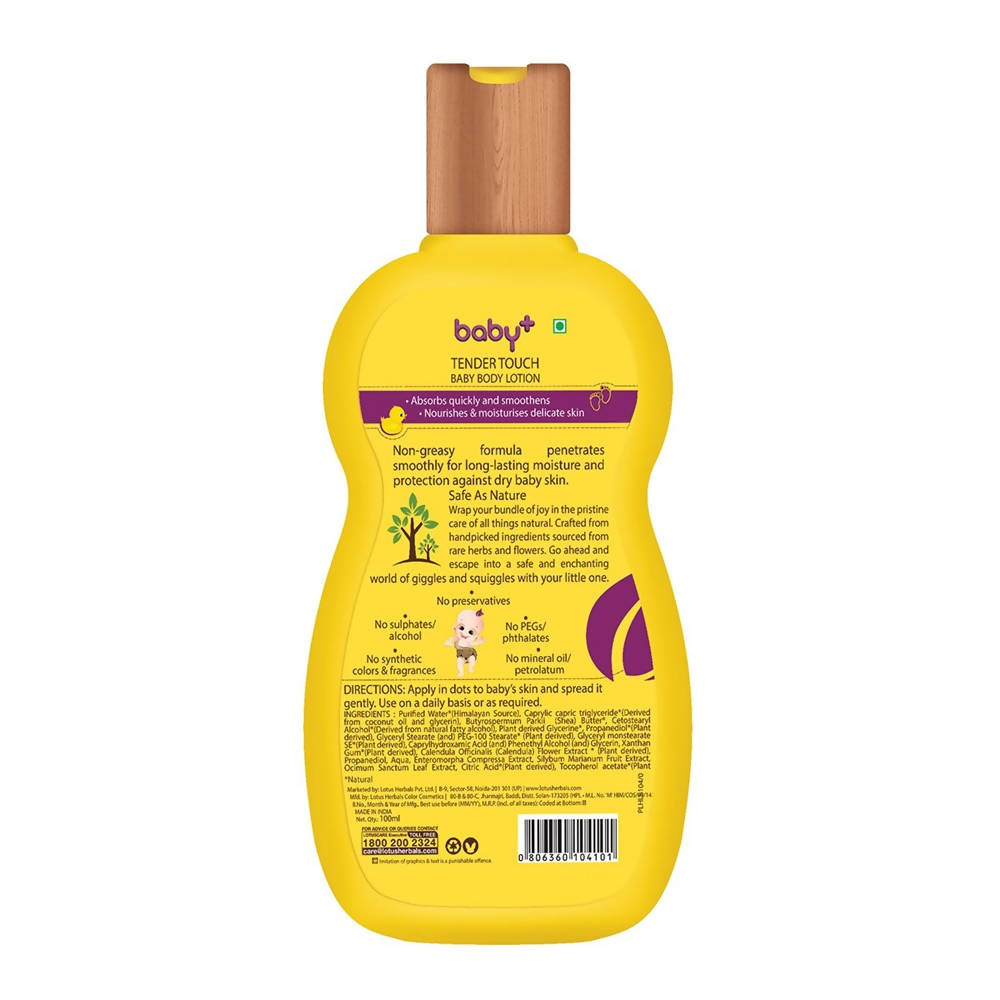 Lotus Herbals Baby+ Tender Touch Baby Body Lotion | Grocsy