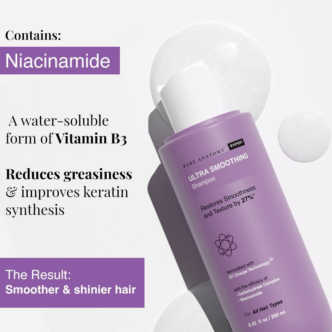 Bare Anatomy Expert Ultra Smoothing Shampoo With Niacinamide | Grocsy