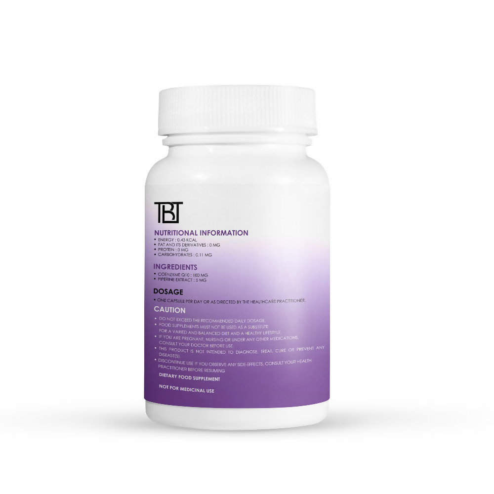 The Body Temple Coenzyme Q10 100 mg For Heart Health Capsules | Grocsy