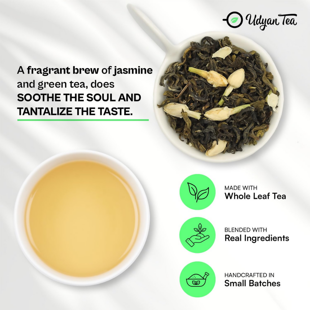 Udyan Tea Jasmine Jade Green Tea | Grocsy