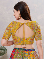 Joban Fashion Women Silk Mustard Stitched Blouse | Grocsy