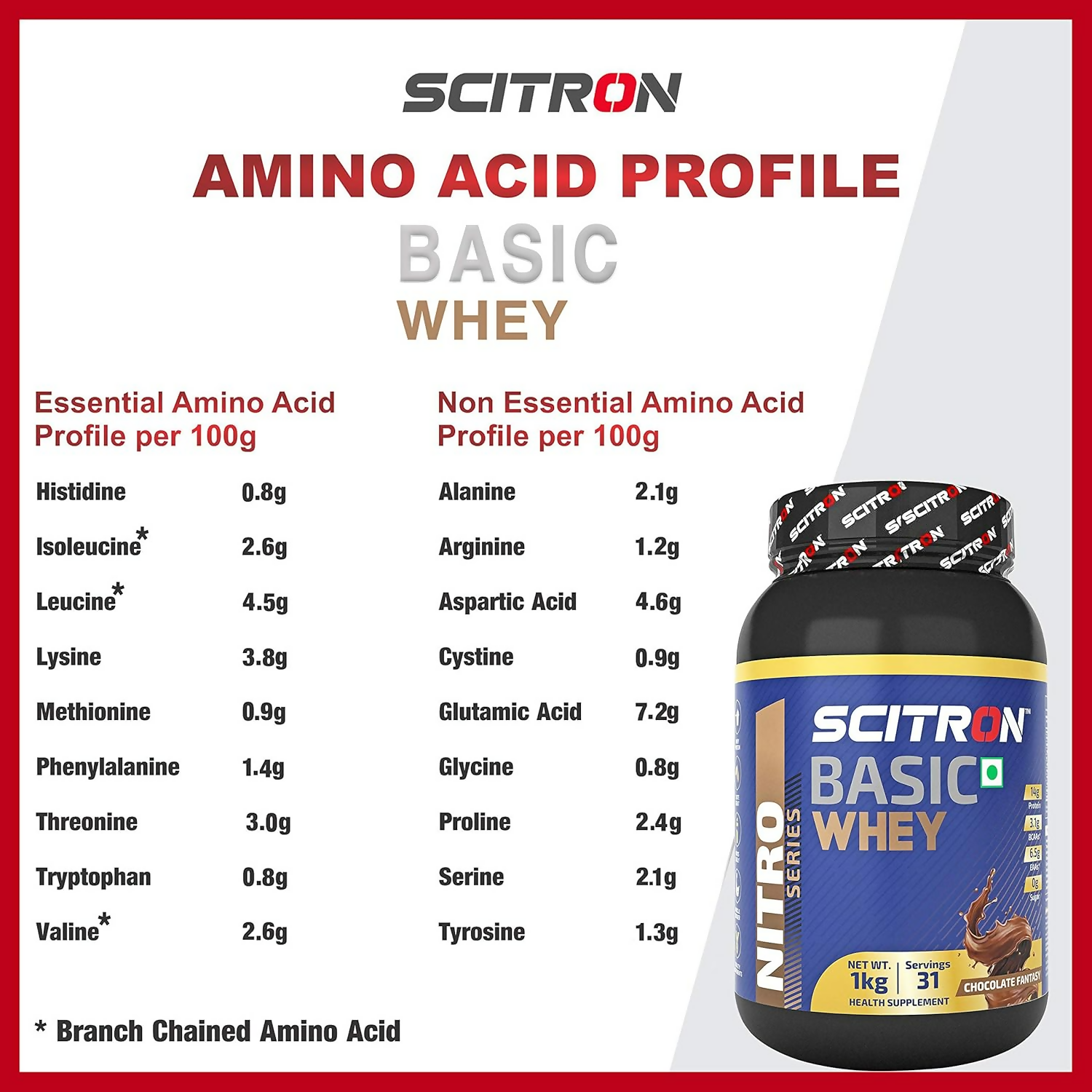 Scitron Nitro Series BASIC Whey Protein Chocolate Fantasy | Grocsy