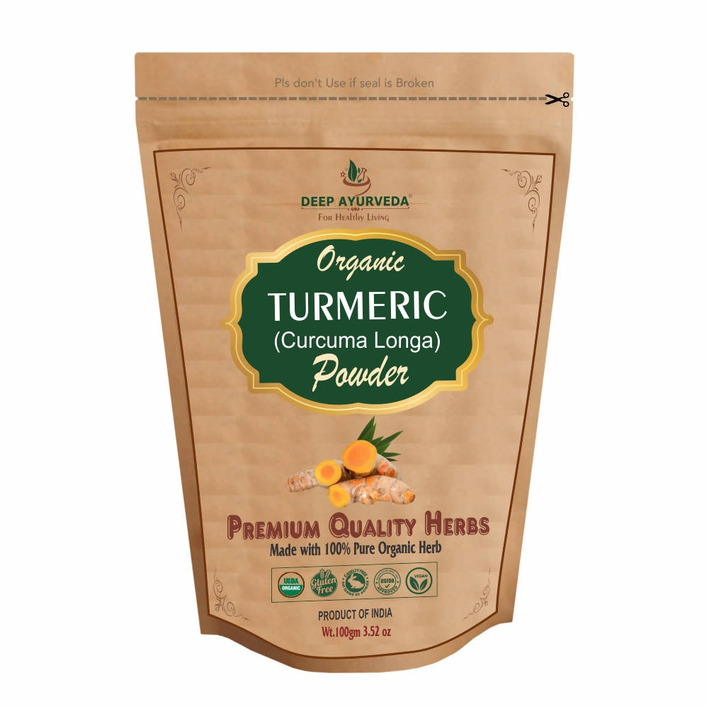 Deep Ayurveda Organic Turmeric Powder | Grocsy