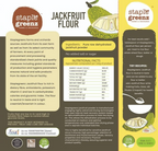 Staplegreenz Jackfruit Flour 100% Natural | Grocsy