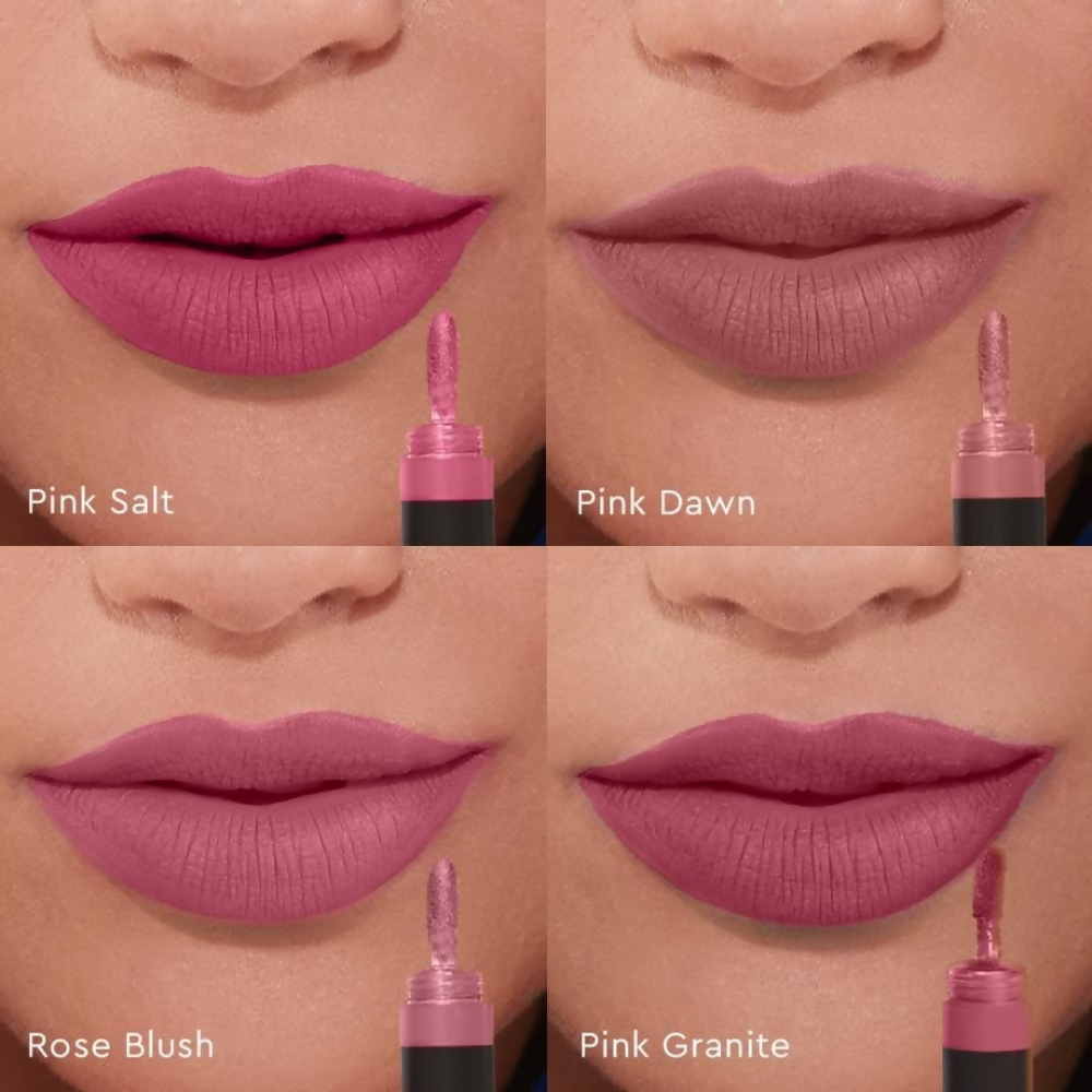 Kiro Four Play Non-Stop Airy Matte Liquid Lip Stack – Paramount Pink | Grocsy