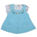 NammaBaby Baby Girl's A-Line Mini Frock Dress - Blue 114 | Grocsy