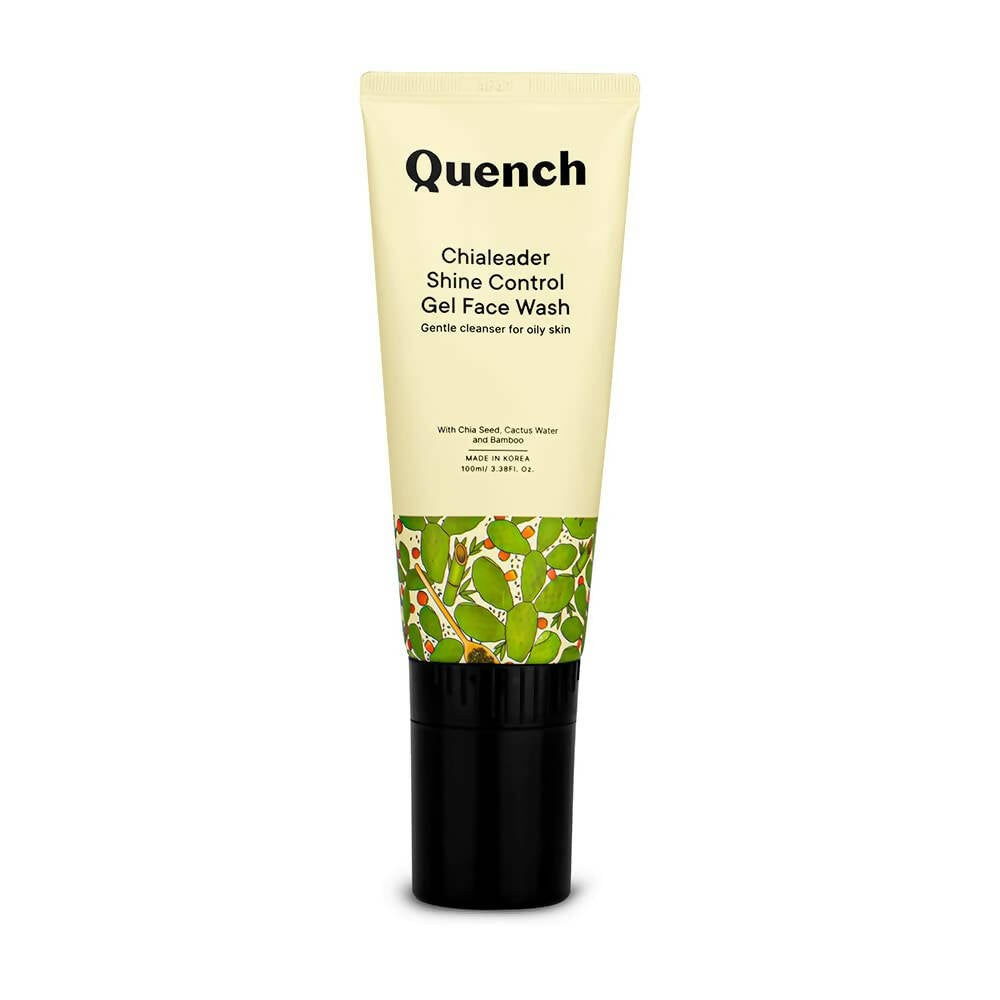 Quench Botanics Chialeader Shine Control Gel Korean Face Wash For Oily Skin | Grocsy