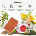LA Organo Ashwgandha Handmade Natural Bath Soap | Grocsy