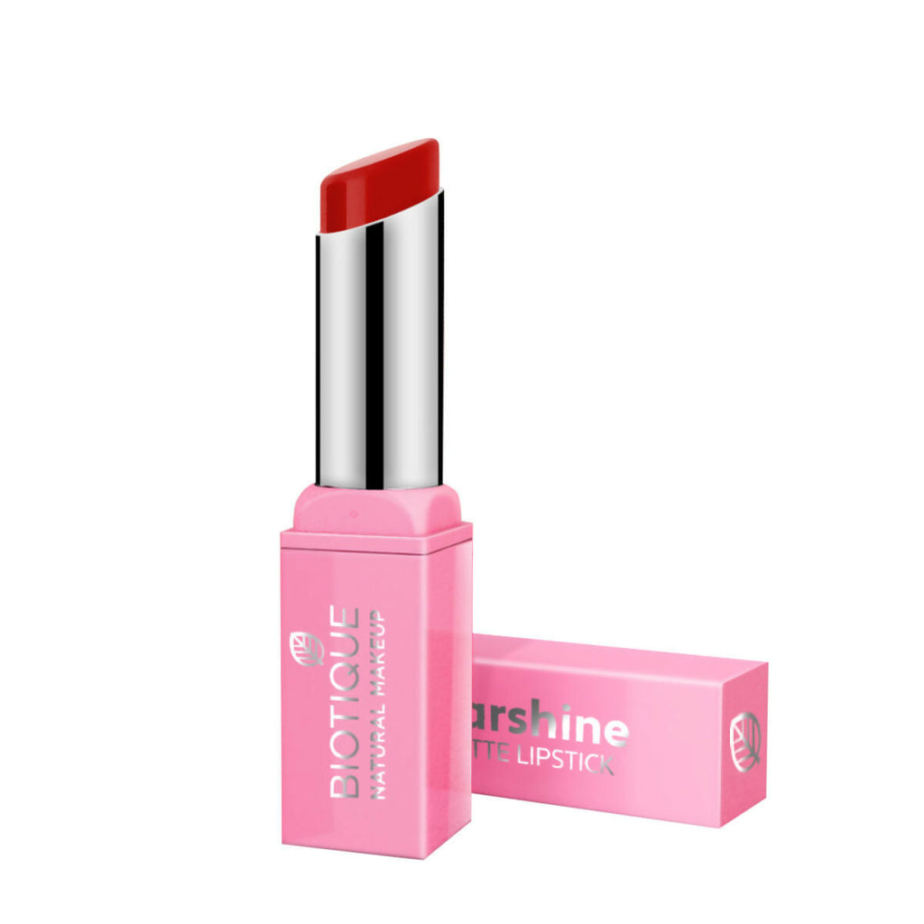 Biotique Starshine Matte Lipstick - Liberal Red | Grocsy