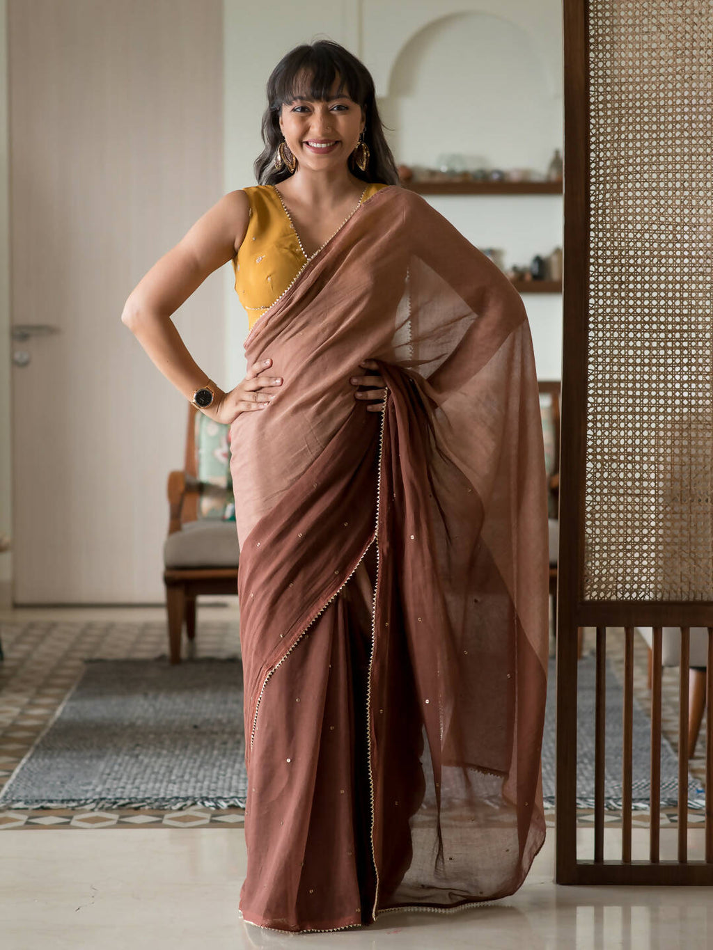 Suta Multi Color Woven Design Pure Cotton Saree | Grocsy