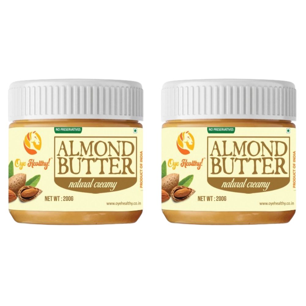 Oye Healthy Almond Butter Natural Creamy | Grocsy