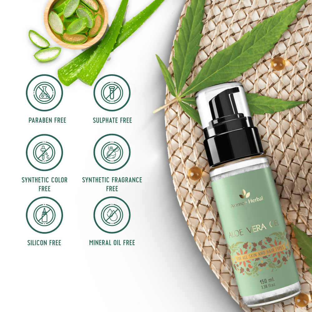 Avimee Herbal Pure Aloe Vera Gel | Grocsy