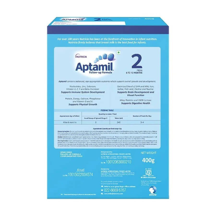 Aptamil Follow Up Infant Formula Powder (6 to 12 Months) | Grocsy