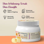 NutriGlow Skin Whitening Face Scrub | Grocsy