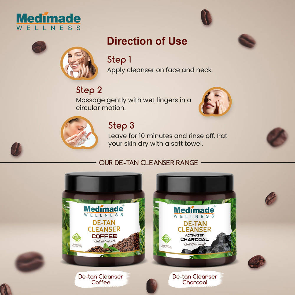 Medimade Wellness Coffee De-Tan Cleanser | Grocsy