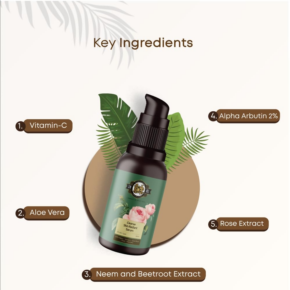 Cleanse Ayurveda Cleanse Skin Radiance Face Serum | Grocsy