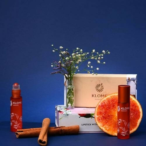 Klome Essentials Orange & Cinnamon Mimosa Lip Oil | Grocsy