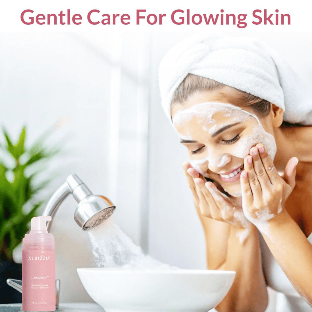 Albizzia Cleansing Mousse Lightweight Gentle Face Cleanser | Grocsy