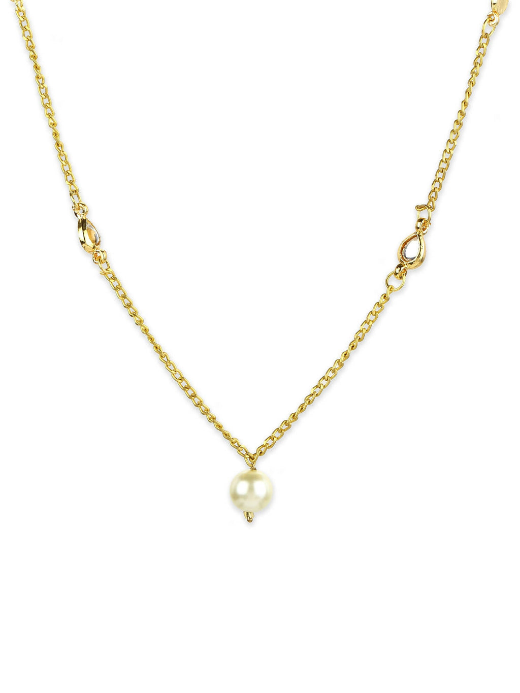 Women's Gold-Polished Chain - Ruby Raang | Grocsy