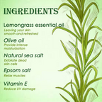 VedicAyurveda Lemongrass Bath Salt | Grocsy