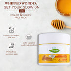 VI-JOHN Prakritik Yogurt & Honey Face Pack Restoresgmlow, Made With 100% Natural Bio Actives | Grocsy
