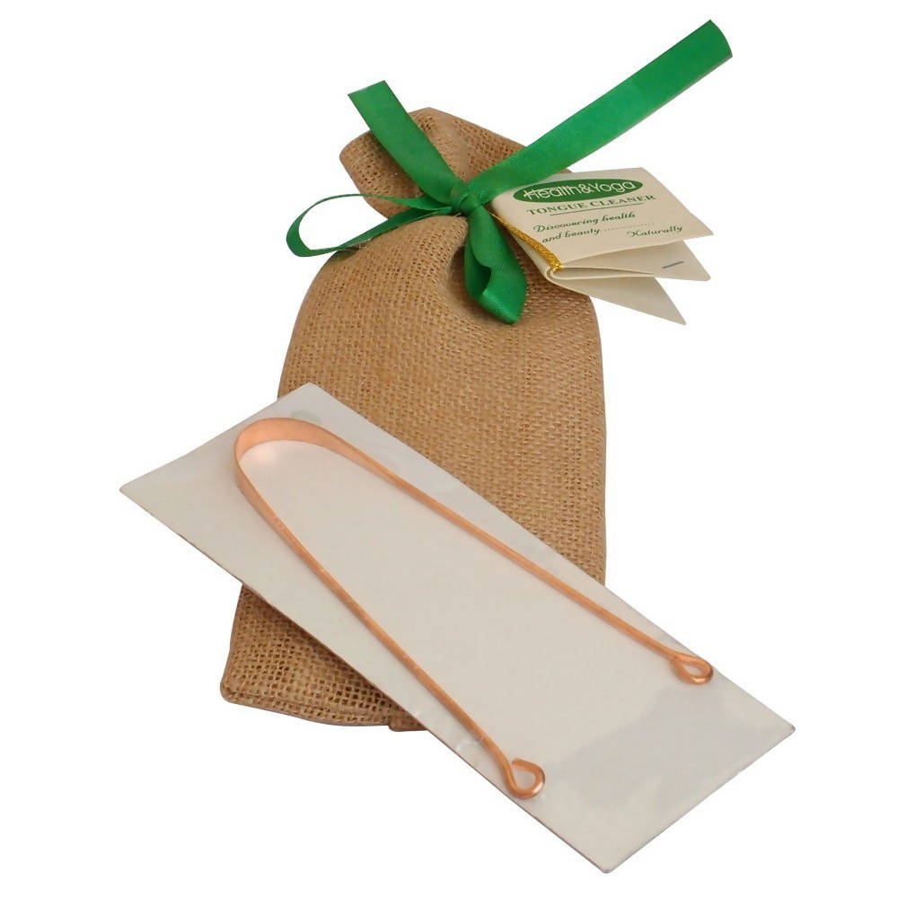 Health and Yoga Copper Tongue Cleaner - Exquisitely Gift Wrapped | Grocsy